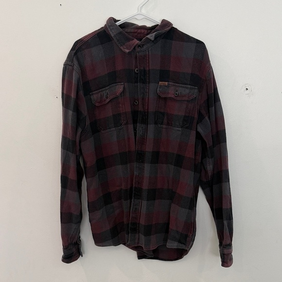 Men's Plaid Button-Up Flannel - Picture 1 of 2